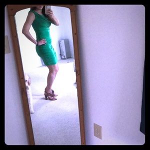 Great green BCBG dress!